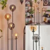 Gastor Lampadaire 30 cm Ambre, Clair, Fumé, 4 lumières