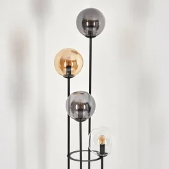 Gastor Lampadaire 30 cm Ambre, Clair, Fumé, 4 lumières
