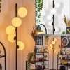 Gastor Lampadaire 33 cm Blanc, 5 lumières