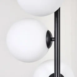 Gastor Lampadaire 33 cm Blanc, 5 lumières
