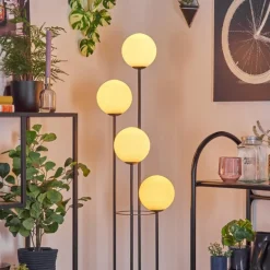Gastor Lampadaire 30 cm Blanc, 4 lumières