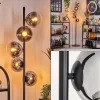Gastor Lampadaire 33 cm Chrome, Clair, Fumé, 5 lumières