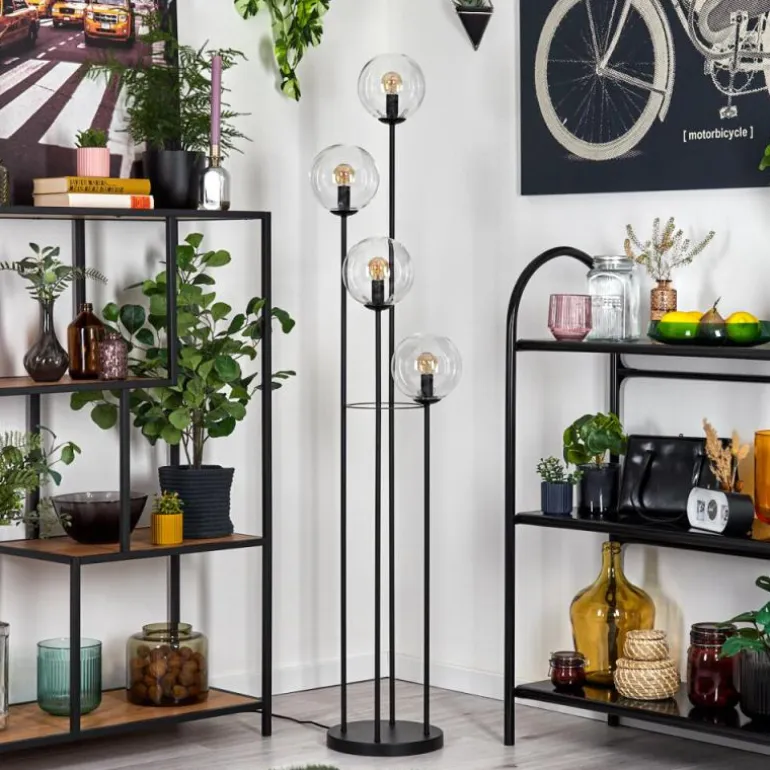 Gastor Lampadaire 30 cm Clair, 4 lumières