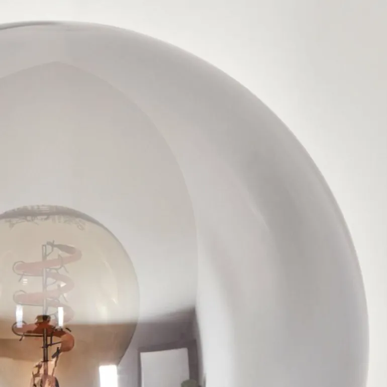 Gastor Lampadaire 30 cm Fumé, 4 lumières