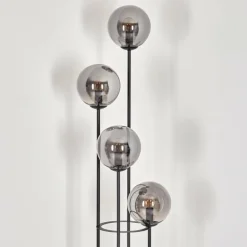 Gastor Lampadaire 30 cm Fumé, 4 lumières