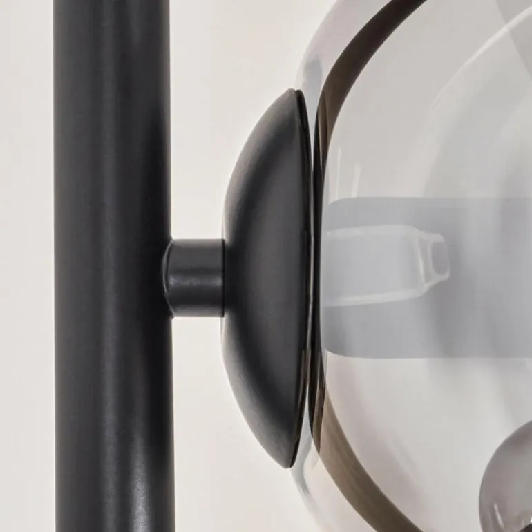 Gastor Lampadaire 33 cm Noir, 5 lumières