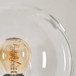 Gastor Lampadaire 30 cm Noir, 3 lumières