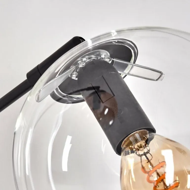 Gastor Lampadaire Ambre, Clair, Fumé, 3 lumières