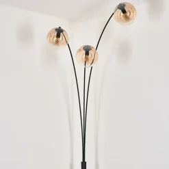 Gastor Lampadaire Ambre, Clair, 3 lumières