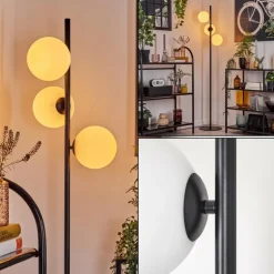 Gastor Lampadaire Blanc, 3 lumières