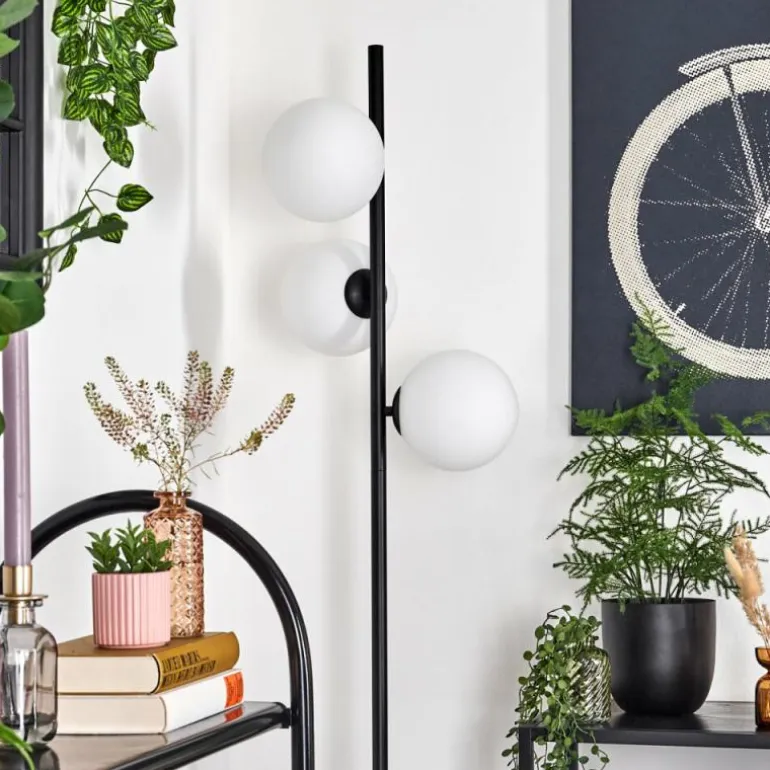 Gastor Lampadaire Blanc, 3 lumières