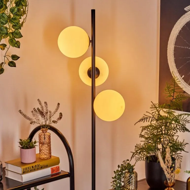 Gastor Lampadaire Blanc, 3 lumières