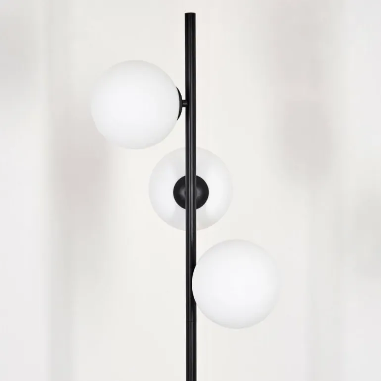 Gastor Lampadaire Blanc, 3 lumières