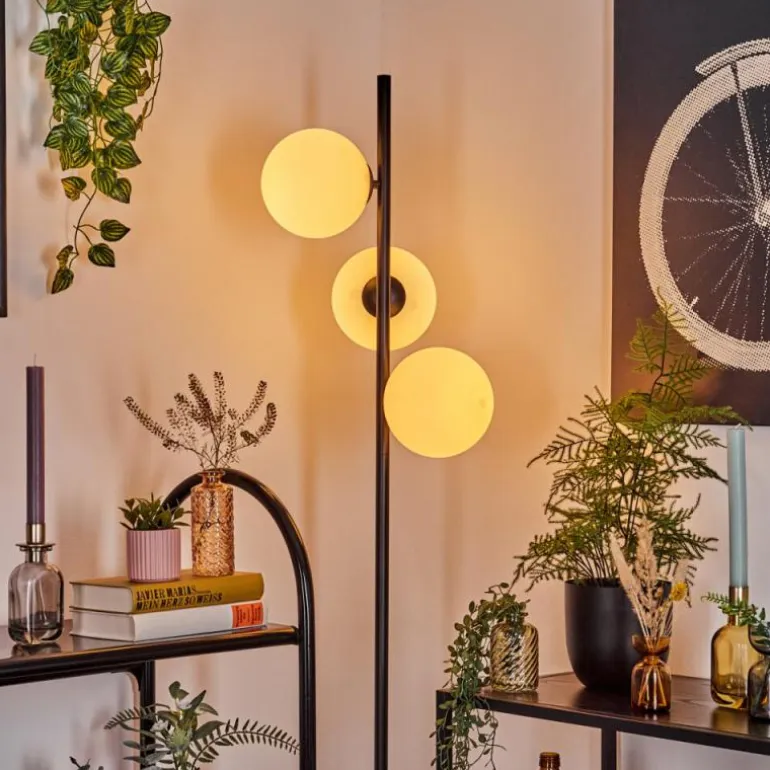 Gastor Lampadaire Blanc, 3 lumières