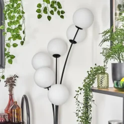 Gastor Lampadaire Blanc, 6 lumières