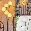 Gastor Lampadaire Blanc, 5 lumières