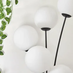 Gastor Lampadaire Blanc, 5 lumières