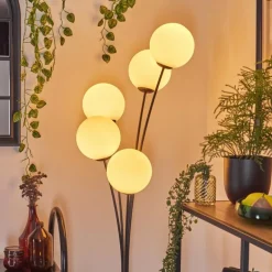 Gastor Lampadaire Blanc, 5 lumières