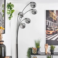 Gastor Lampadaire Chrome, 5 lumières