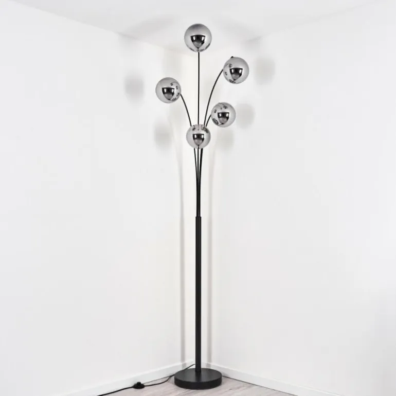 Gastor Lampadaire Chrome, 5 lumières