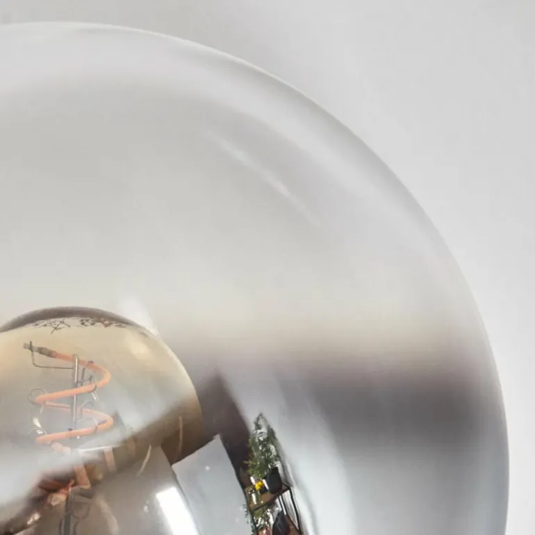 Gastor Lampadaire Chrome, Clair, Fumé, 6 lumières