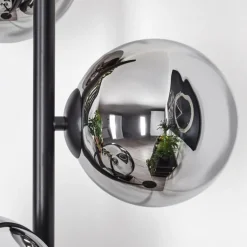Gastor Lampadaire Chrome, Fumé, 3 lumières