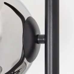 Gastor Lampadaire Chrome, Fumé, 3 lumières