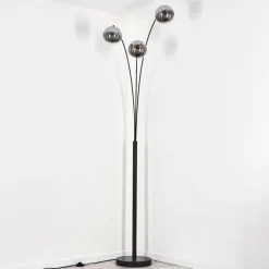 Gastor Lampadaire Noir, 3 lumières