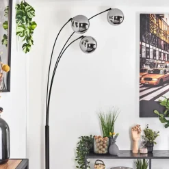 Gastor Lampadaire Noir, 3 lumières
