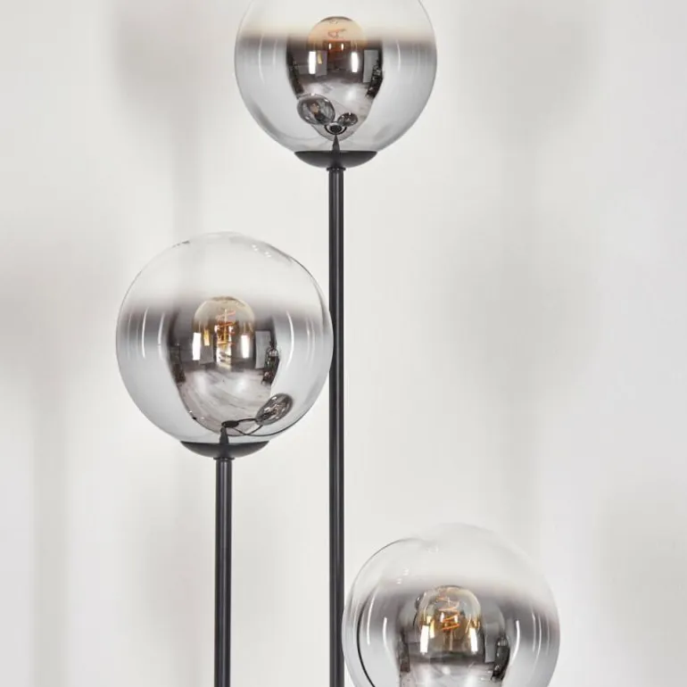 Gastor Lampadaire Noir, 3 lumières