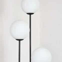 Gastor Lampadaire Noir, 3 lumières