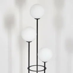 Gastor Lampadaire Noir, 3 lumières