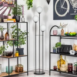 Gastor Lampadaire Noir, 3 lumières