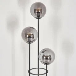 Gastor Lampadaire Noir, 3 lumières