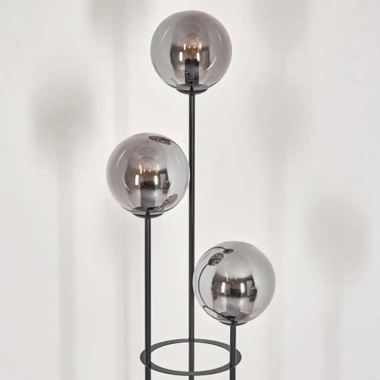 Gastor Lampadaire Noir, 3 lumières