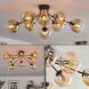 Gastor Plafonnier 87 cm Ambre, Clair, 8 lumières