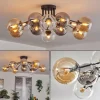 Gastor Plafonnier 91 cm Ambre, Clair, Fumé, 12 lumières