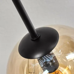 Gastor Plafonnier 91 cm Ambre, 12 lumières