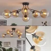Gastor Plafonnier 74 cm Ambre, 6 lumières