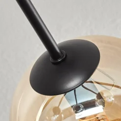 Gastor Plafonnier 74 cm Ambre, 6 lumières