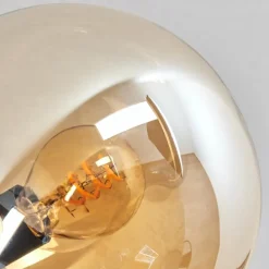 Gastor Plafonnier 83 cm Ambre, Fumé, 10 lumières