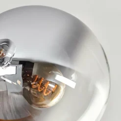 Gastor Plafonnier 87 cm Chrome, Clair, 8 lumières