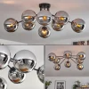 Gastor Plafonnier 87 cm Chrome, 8 lumières