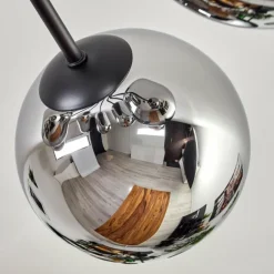 Gastor Plafonnier 87 cm Chrome, 8 lumières