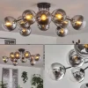 Gastor Plafonnier 83 cm Chrome, Clair, 10 lumières
