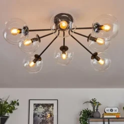 Gastor Plafonnier 87 cm Clair, 8 lumières