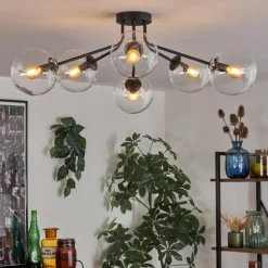 Gastor Plafonnier 74 cm Clair, 6 lumières