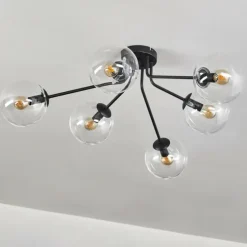 Gastor Plafonnier 74 cm Clair, 6 lumières