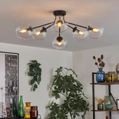 Gastor Plafonnier 74 cm Clair, 6 lumières