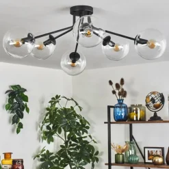Gastor Plafonnier 74 cm Clair, 6 lumières
